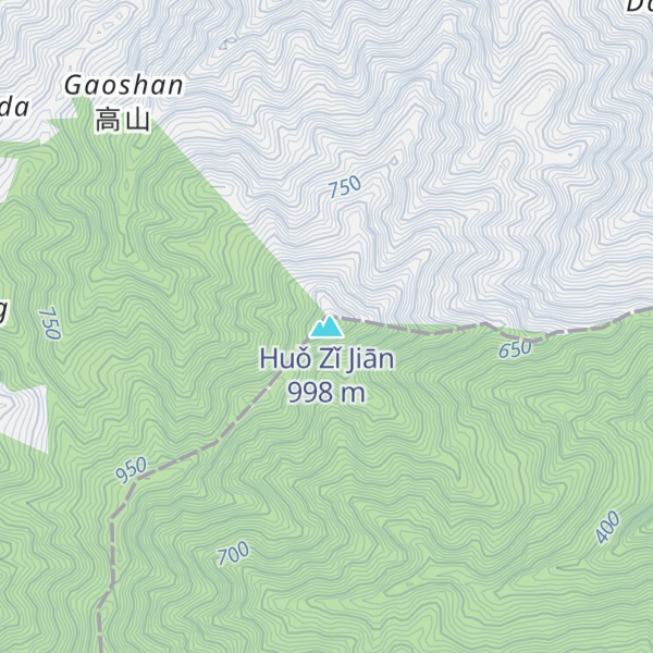 Map of Huǒ Zǐ Jiān