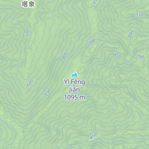 Map of Yī Fēng Jiān