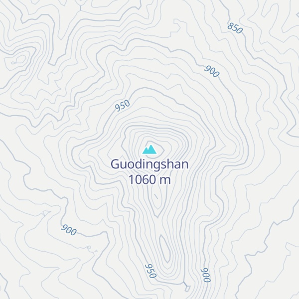 Map of Guodingshan