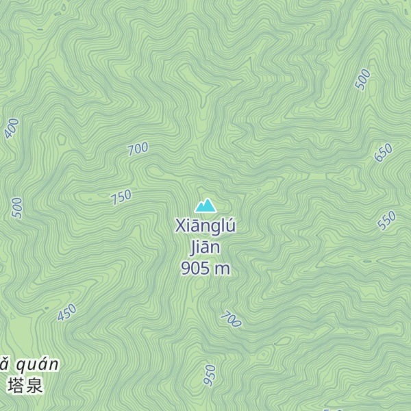 Map of Xiānglú Jiān