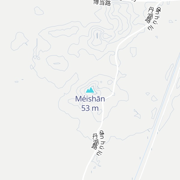 Map of Méishān