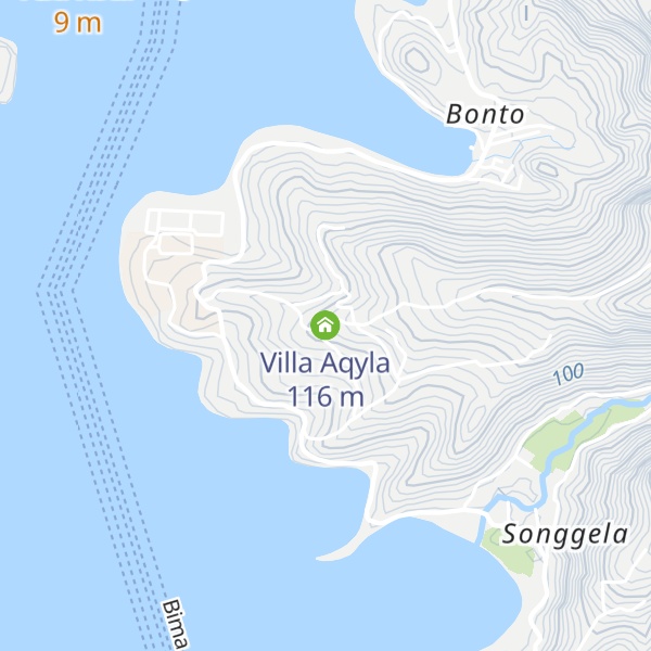 Map of Villa Aqyla