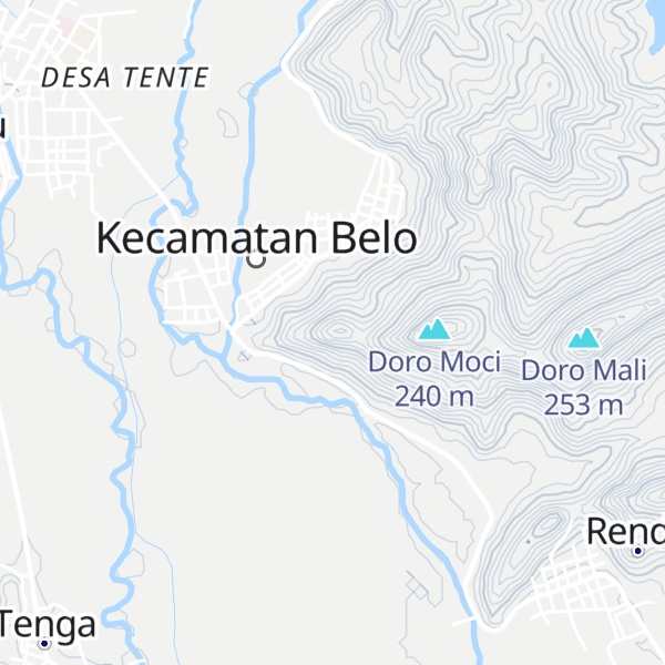 Map of Doro Wawo