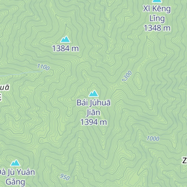 Map of Bái Júhuā Jiān