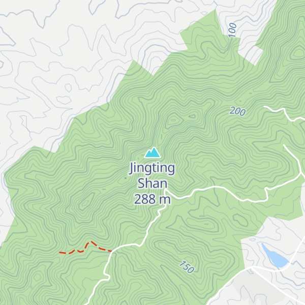 Map of Jingting Shan