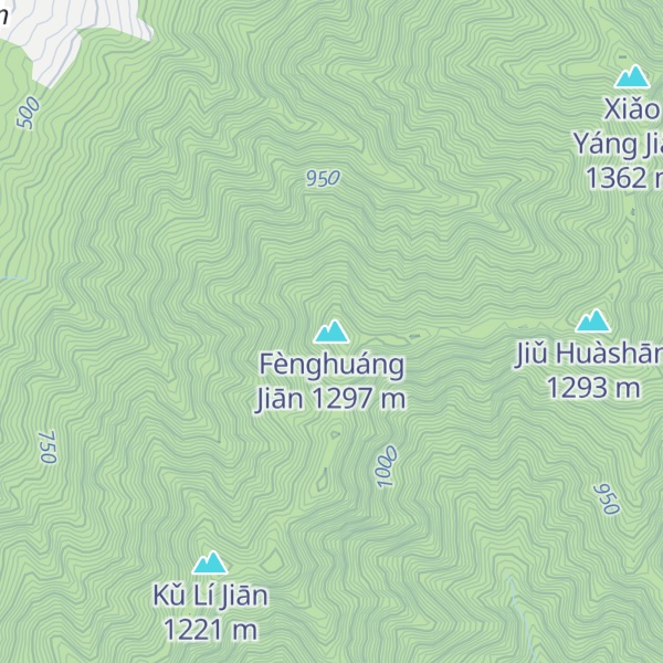 Map of Fènghuáng Jiān
