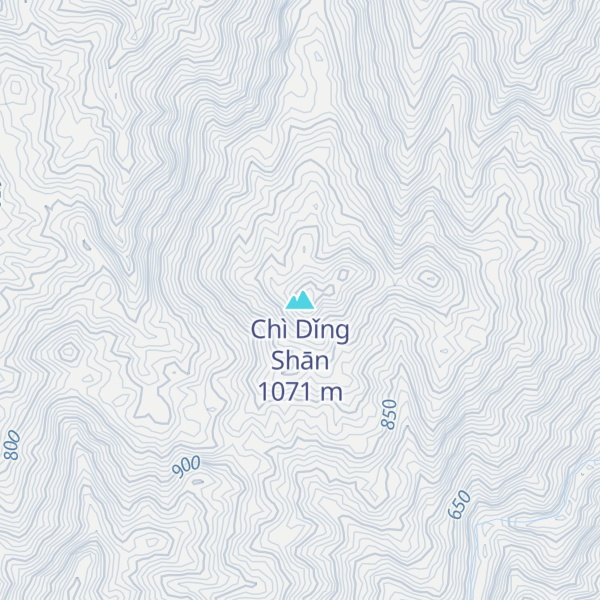 Map of Chì Dǐng Shān