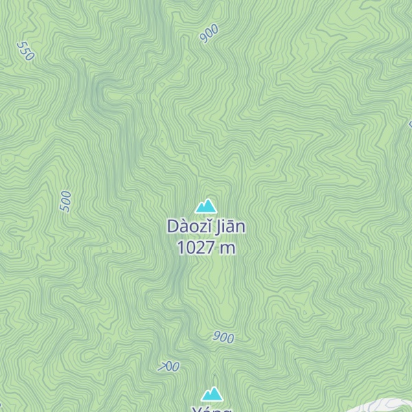 Map of Dàozǐ Jiān