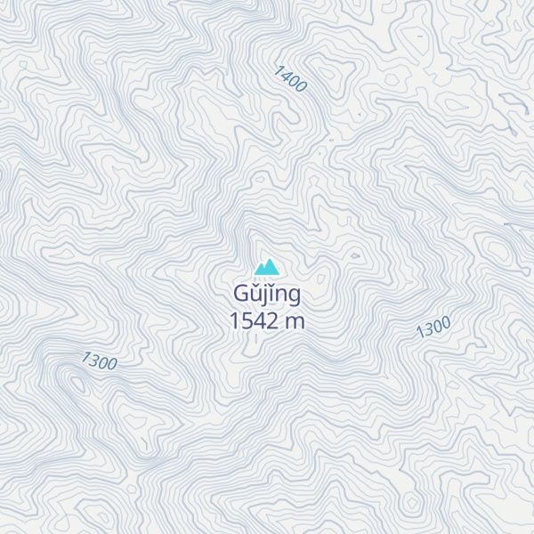 Map of Gǔjǐng