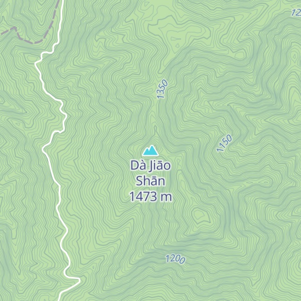 Map of Dà Jiāo Shān