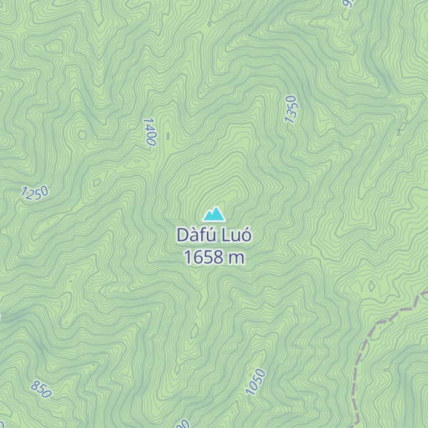 Map of Dàfú Luó