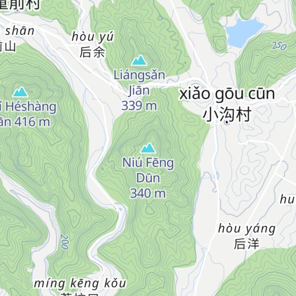 Map of Niú Fēng Dūn