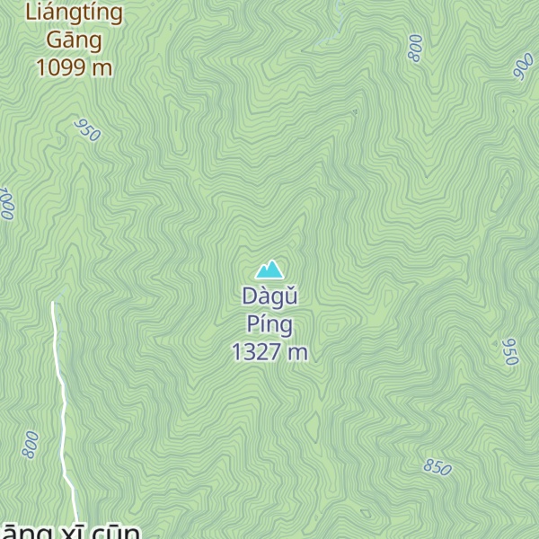 Map of Dàgǔ Píng