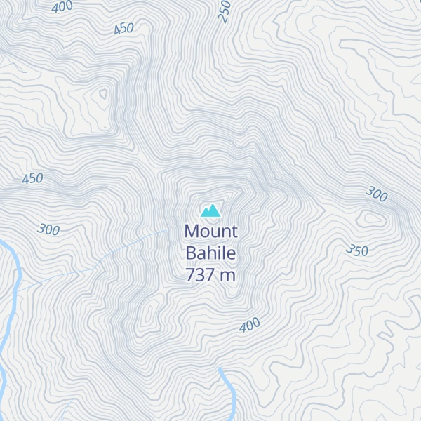 Map of Mount Bahile