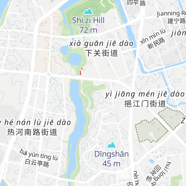 Map of Bāzì Shān