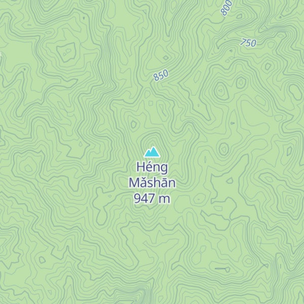 Map of Héng Mǎshān