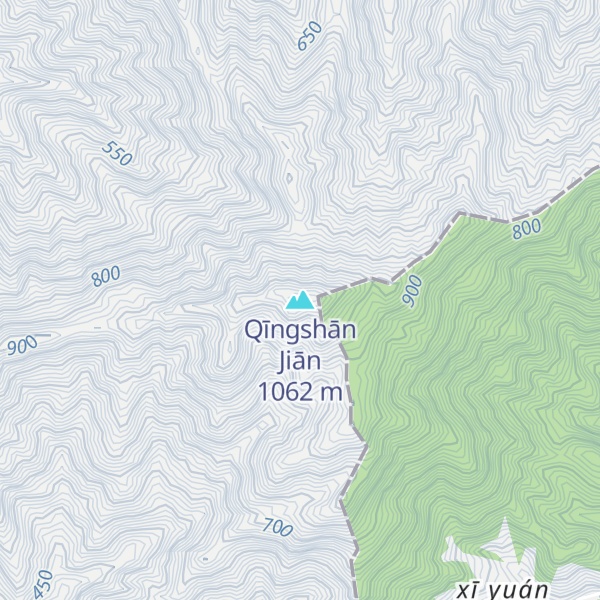 Map of Qīngshān Jiān