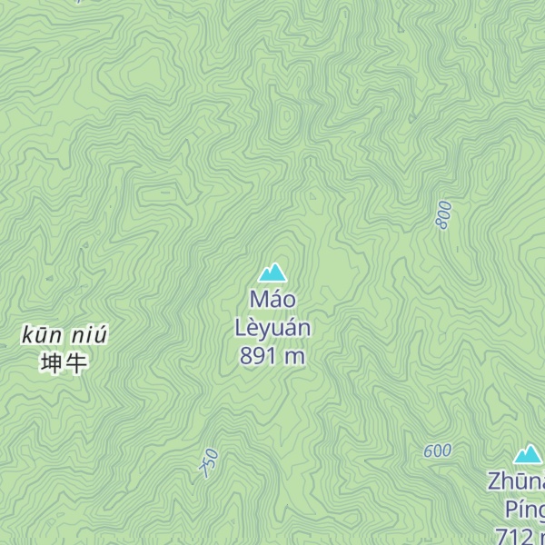 Map of Máo Lèyuán