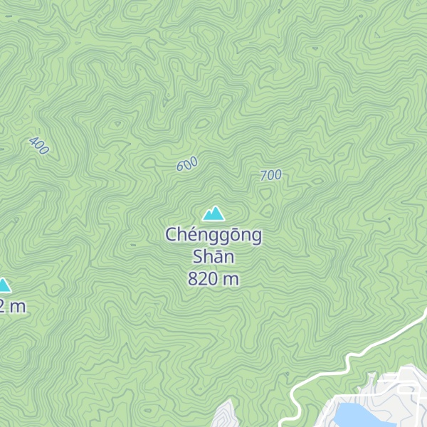 Map of Chénggōng Shān
