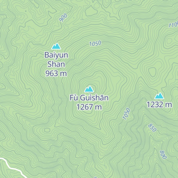Map of Fù Guìshān