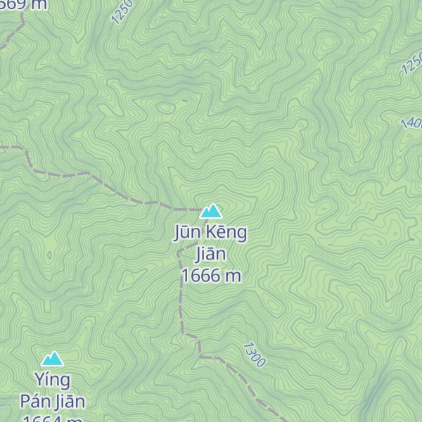 Map of Jūn Kēng Jiān