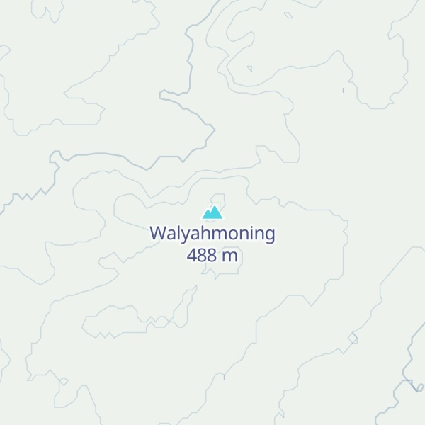 Map of Walyahmoning
