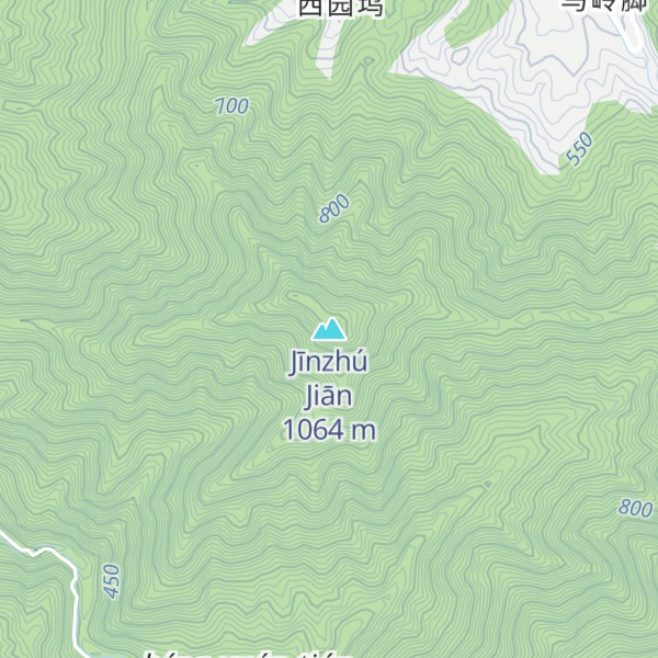 Map of Jīnzhú Jiān
