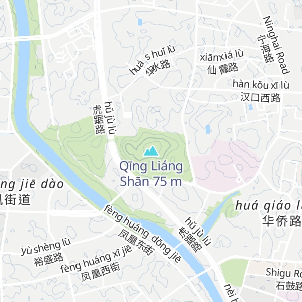 Map of Qīng Liáng Shān