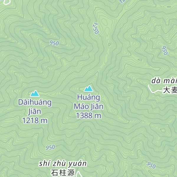 Map of Huáng Máo Jiān