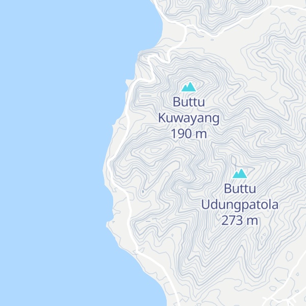 Map of Buttu Tondomaniaga