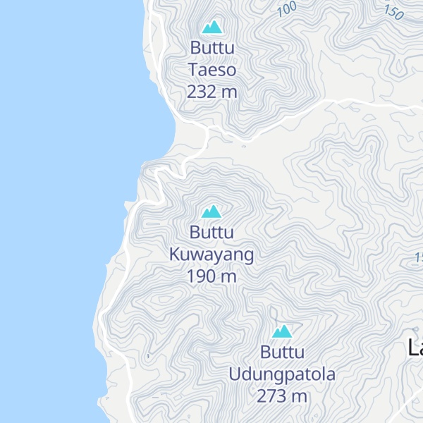 Map of Buttu Kuwayang