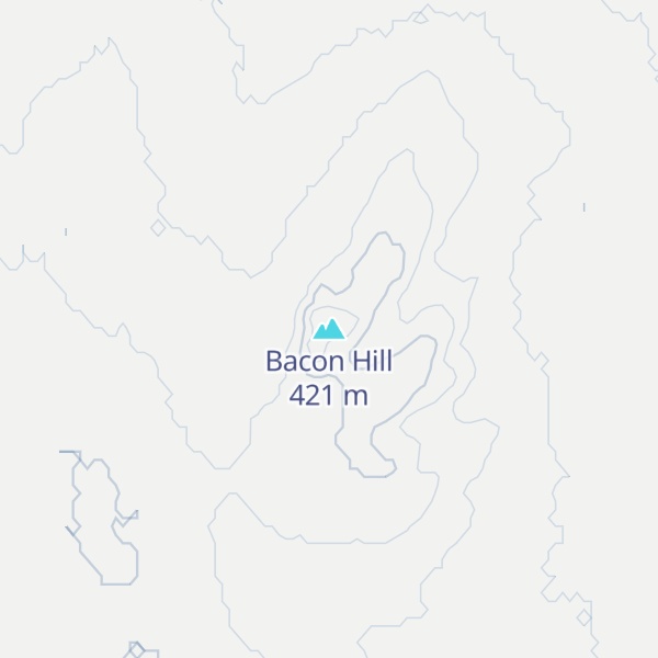 Map of Bacon Hill