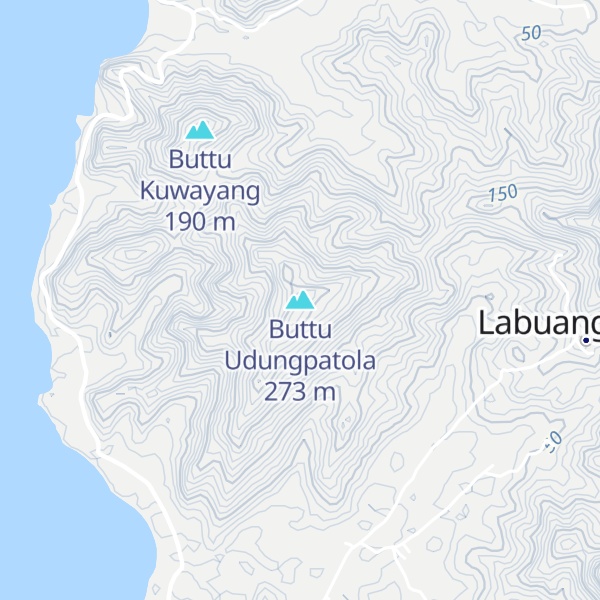 Map of Buttu Udungpatola