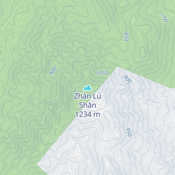 Map of Zhàn Lú Shān