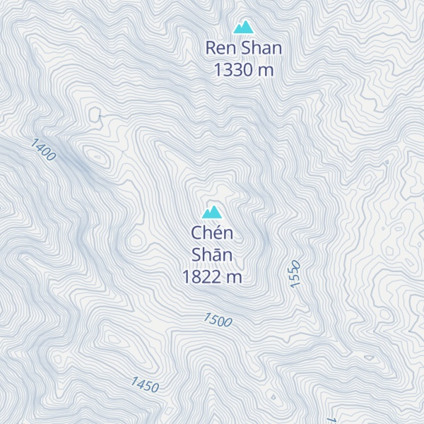 Map of Chén Shān