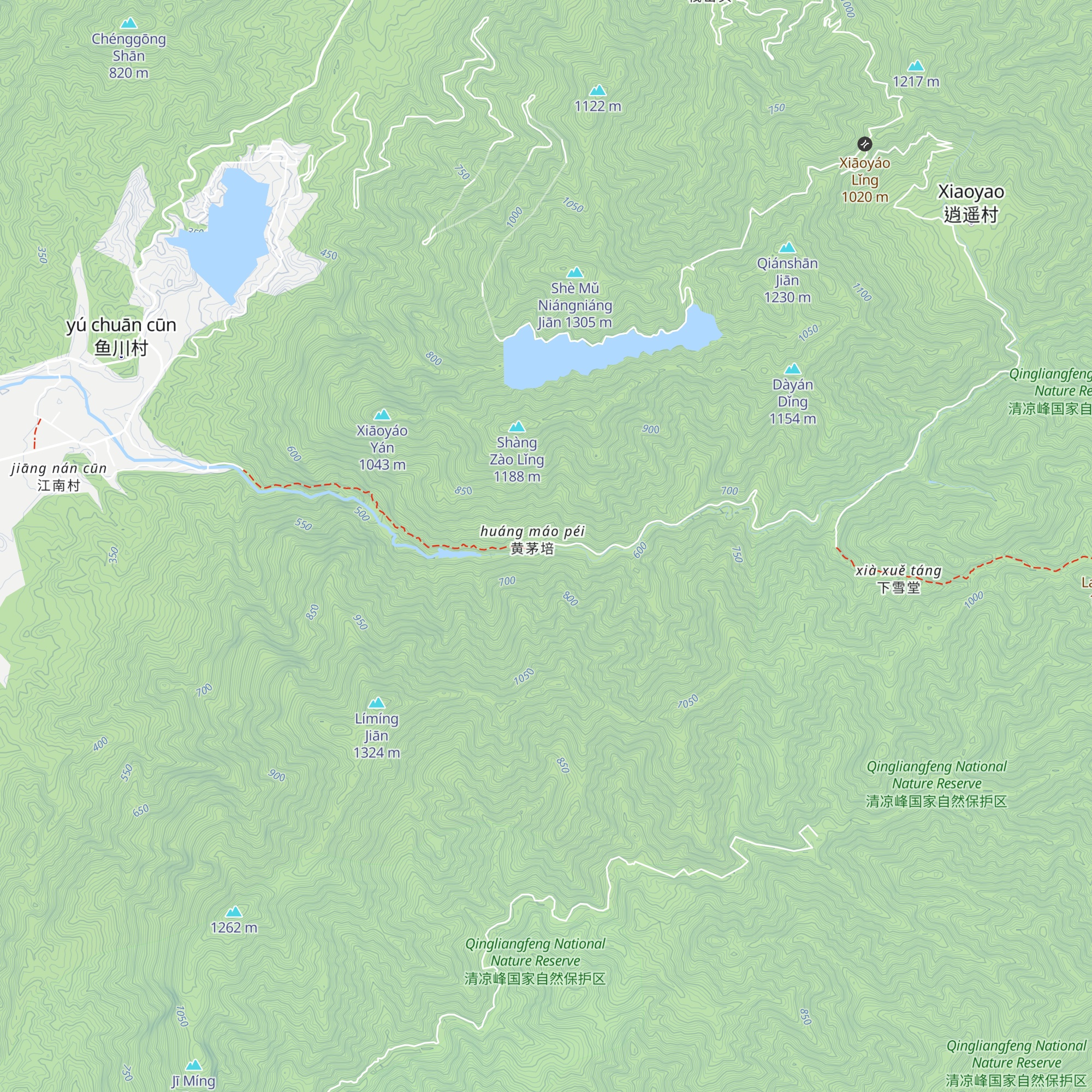 Cuìzhú Shānzhuāng map