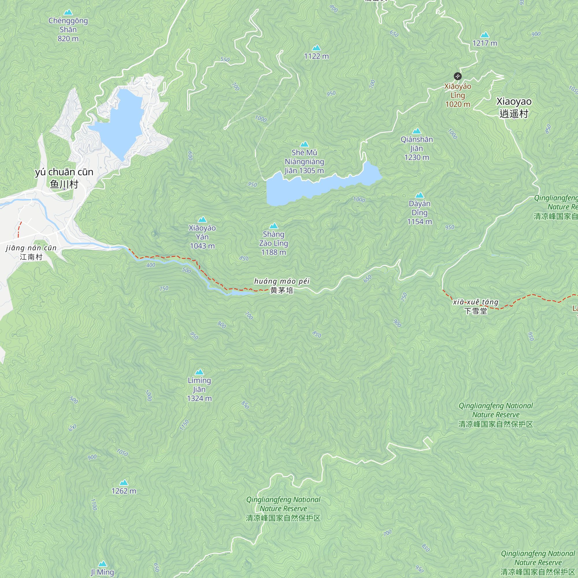 Cuìzhú Shānzhuāng map