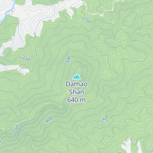 Map of Damao Shan