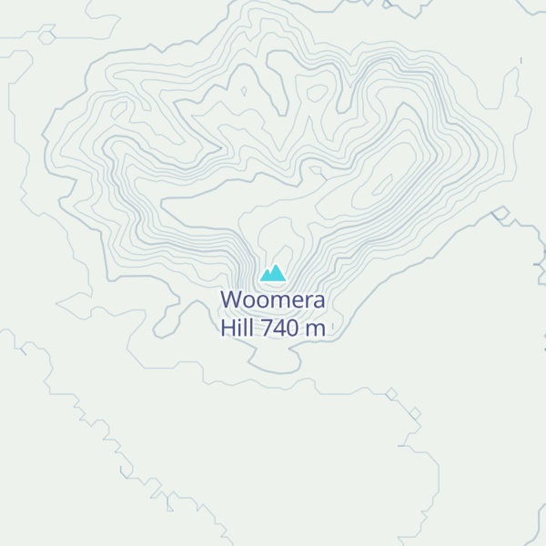 Map of Woomera Hill