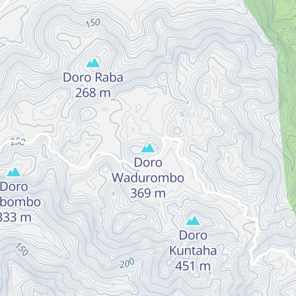 Map of Doro Wadurombo