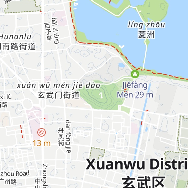 Map of Jī Lóng Shān