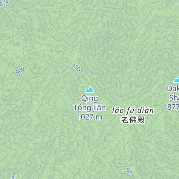 Map of Qīng Tóng Jiān