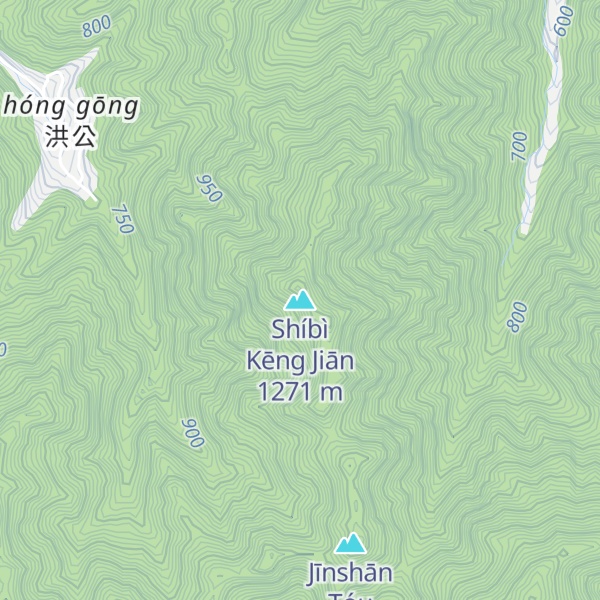 Map of Shíbì Kēng Jiān