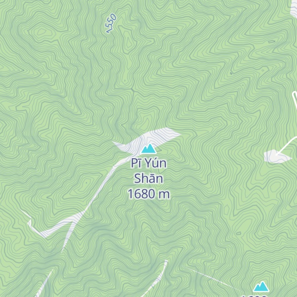 Map of Pī Yún Shān