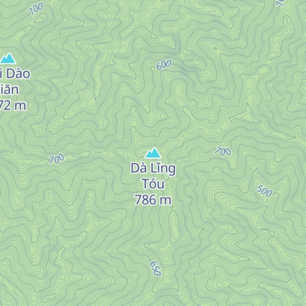 Map of Dà Lǐng Tóu