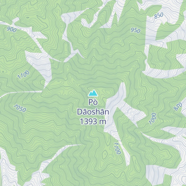 Map of Pò Dāoshān