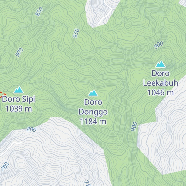 Map of Doro Donggo