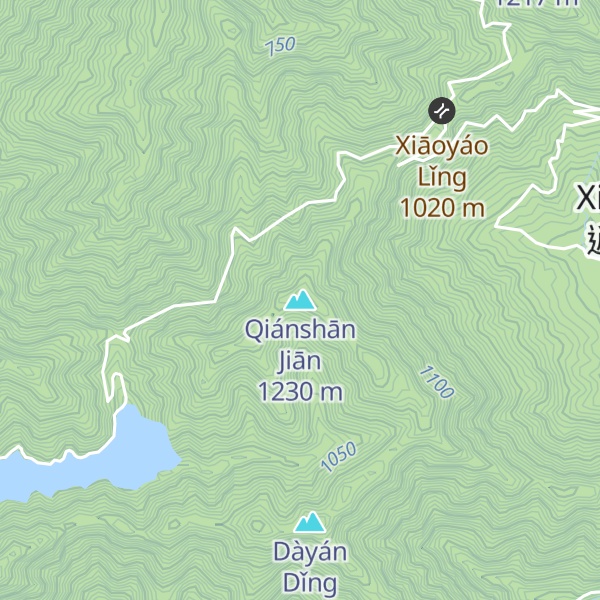 Map of Qiánshān Jiān