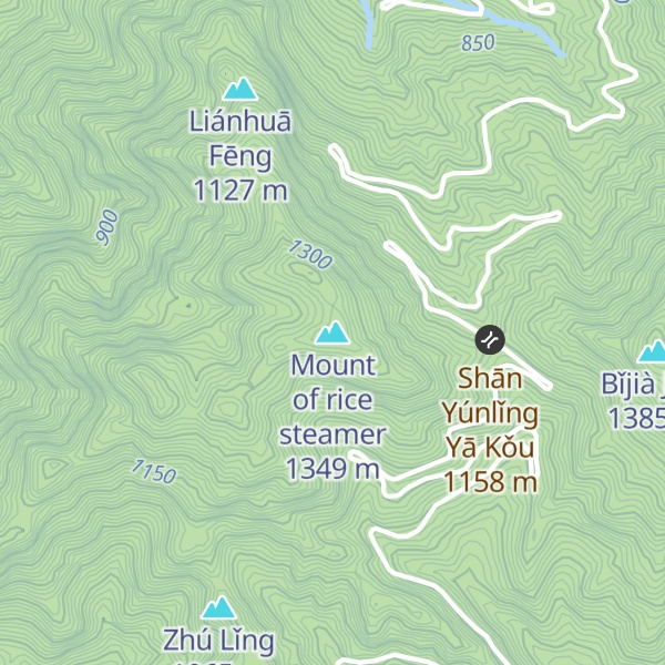 Map of Mount of rice steamer