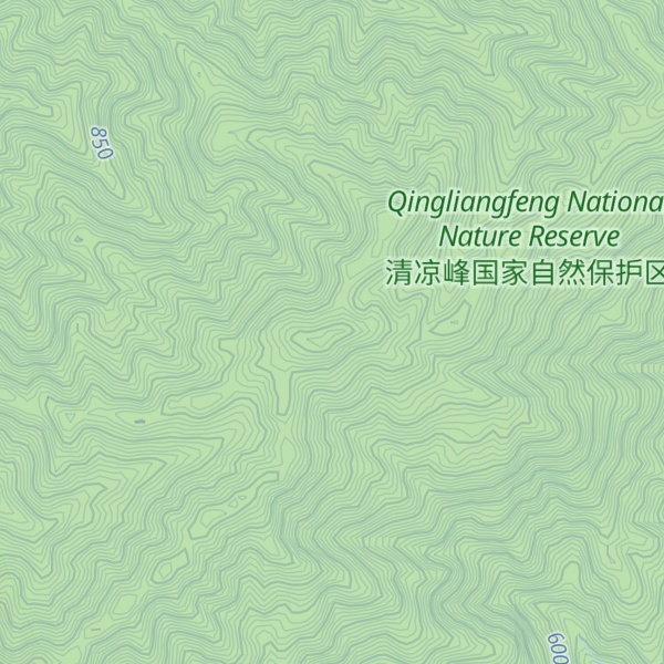 Map of Tiānzǐ Mù Shān